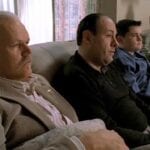 Aaron Arkaway with Jimmy G. in The Sopranos